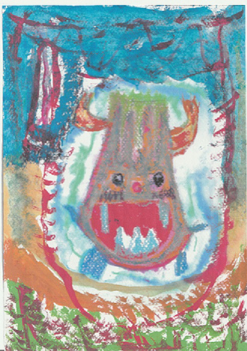 もしも私がカイブツだったら（原画・コピー）