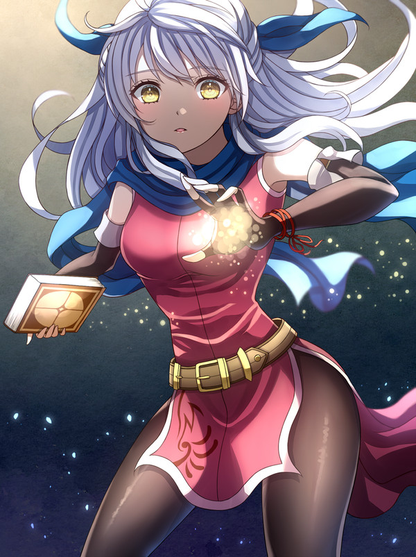 銀の髪の乙女