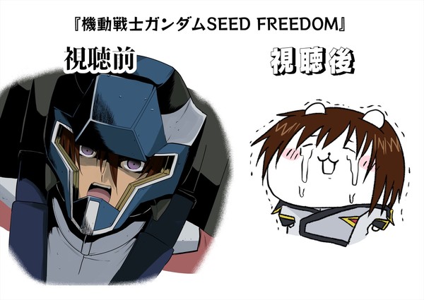 SEED FREEDOM、視聴前と視聴後のイメージ変遷