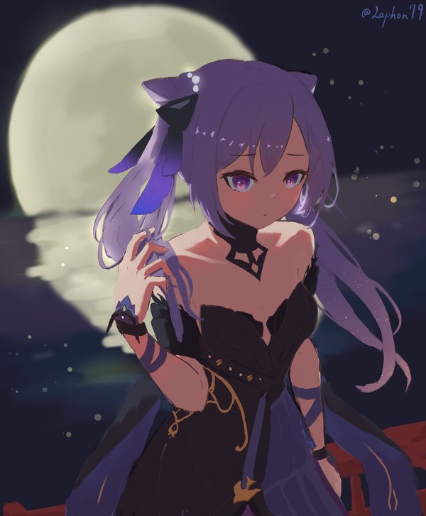 月下の刻晴ちゃん