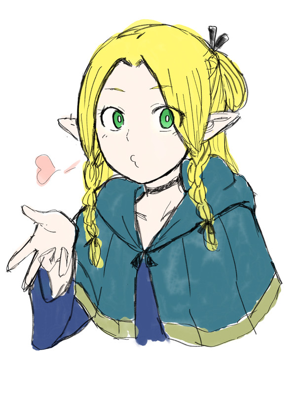 よそのエルフの真似