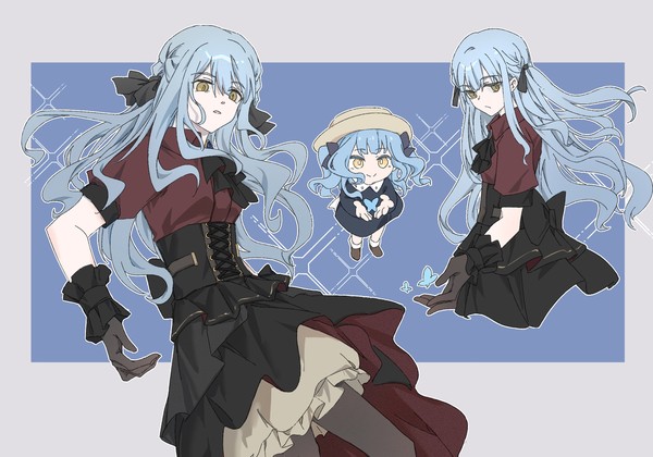 月は青い蝶