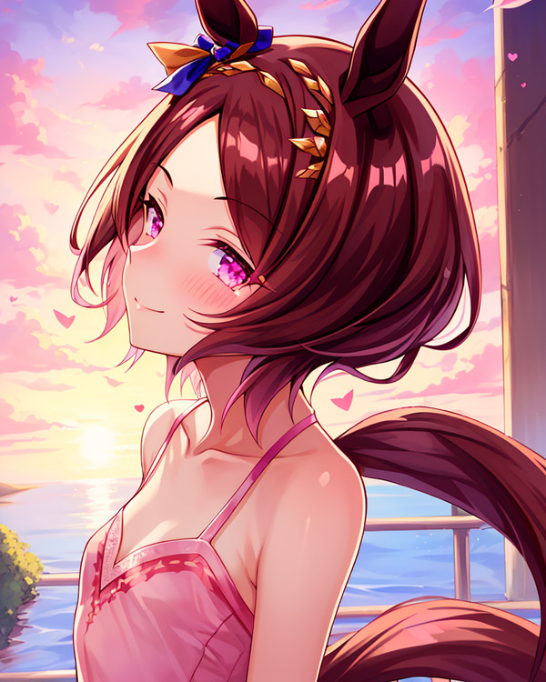 夕日