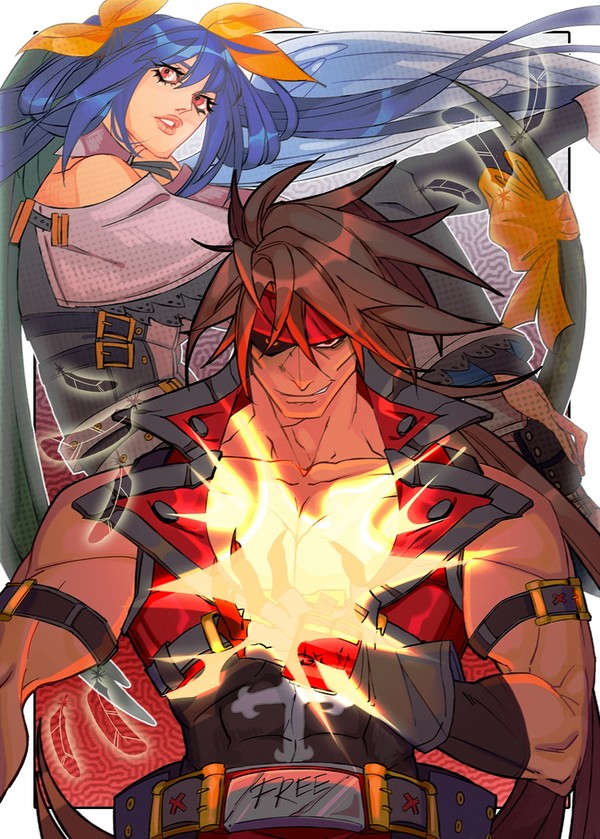 some ggxrd postcards