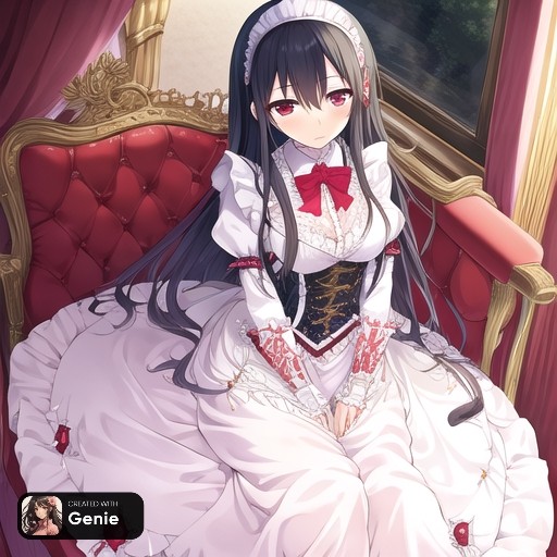 ia.woman in maid outfit