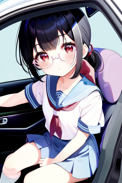 運転出来ちゃう中1ロリっ娘