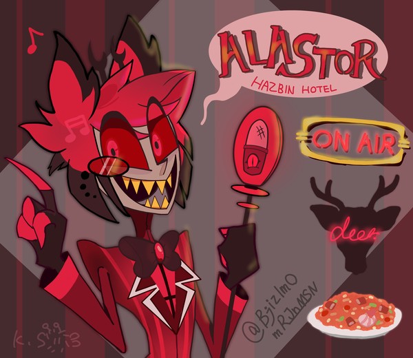 ハズビンホテルファンアート アラスター