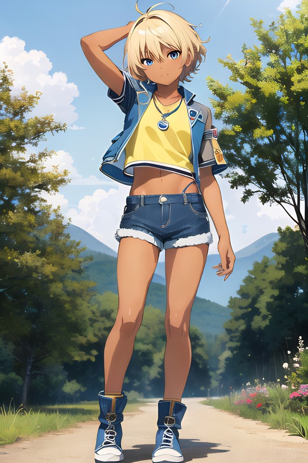 電光石火の格闘少女