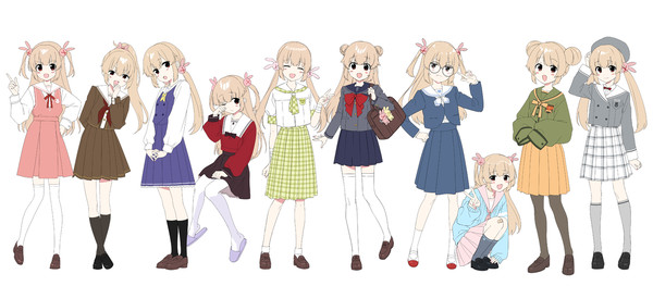名取さなちゃん×創作制服シリーズ