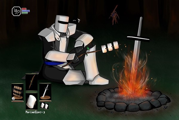 Guard x Marshmallows x Bonfire