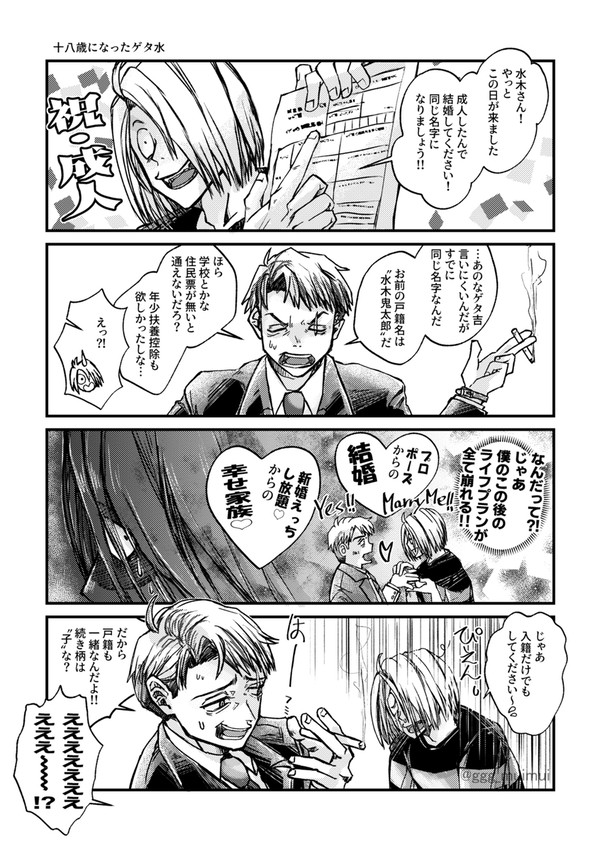 【父水/ゲタ水/成人向】ゲ謎log2