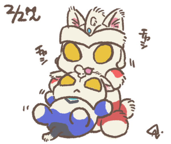 【ウ】AとZと6兄弟と【猫の日】
