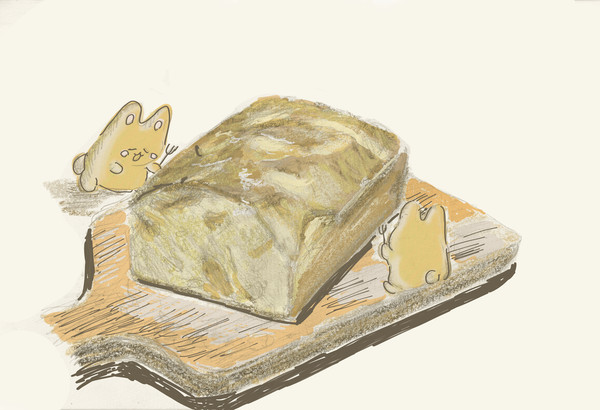 パウンドケーキうさぎ