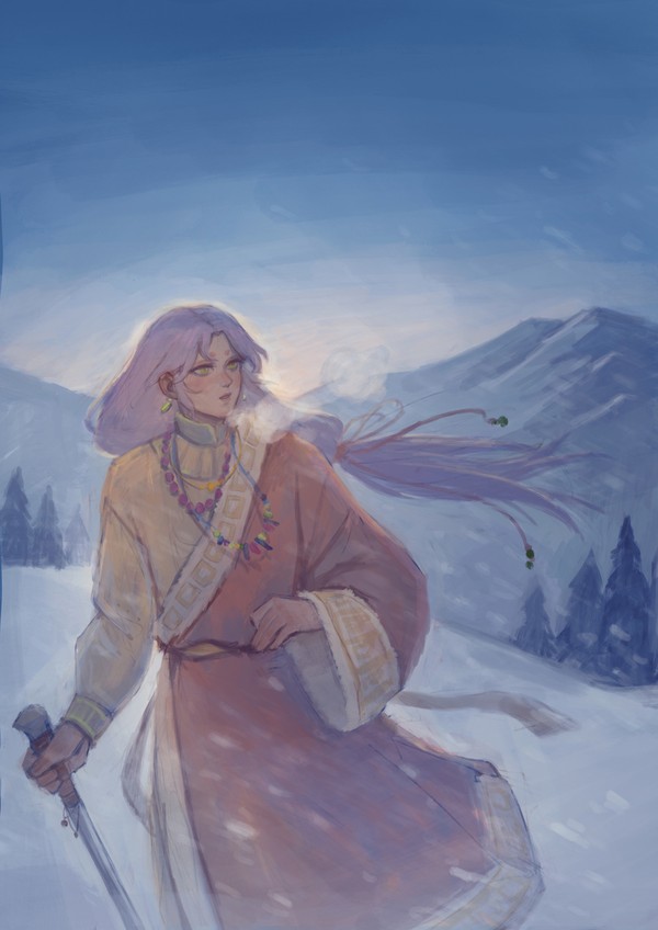 在嘉米尔的风雪中