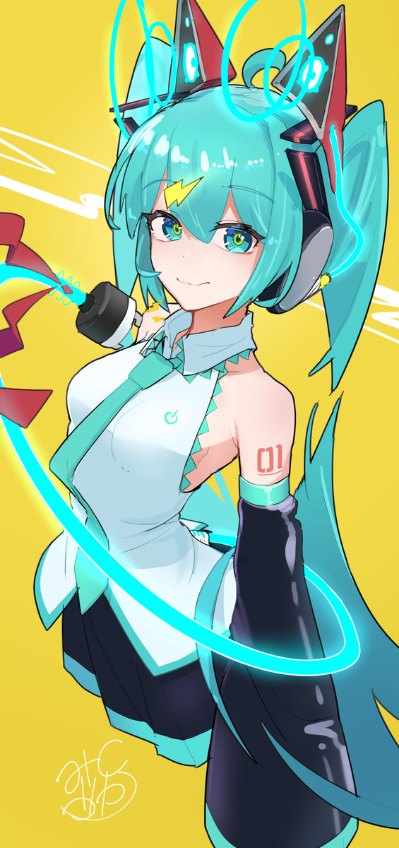 しっぽ型充電コードミクさん - 1/1
