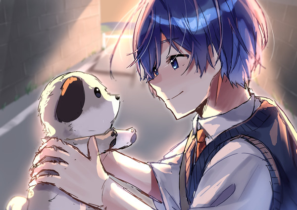 犬の前ではデレデレなところとか