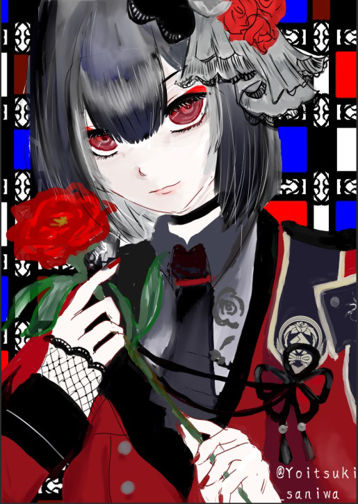 相互さんとのイラストリメイク交換/京極正宗
