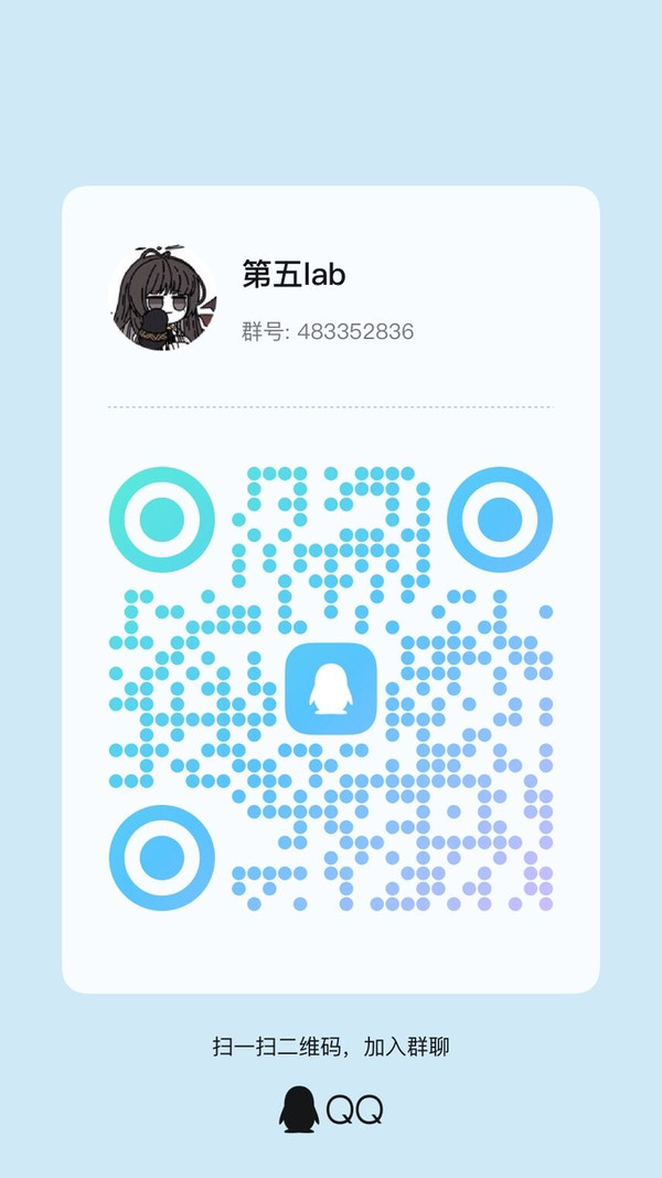 建个群玩玩,原来的群因为之前没时间照看解散了。