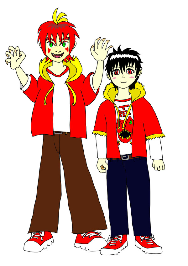 桐生ダイキ＆擬人化ガブティラ