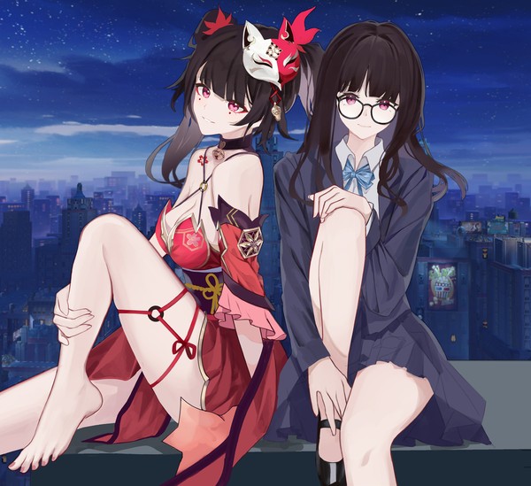 花火两面贴贴