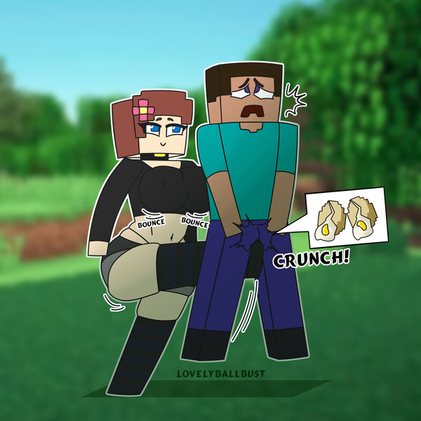 Minecraft Ballbusting