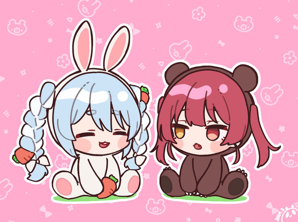 うさぎとくま
