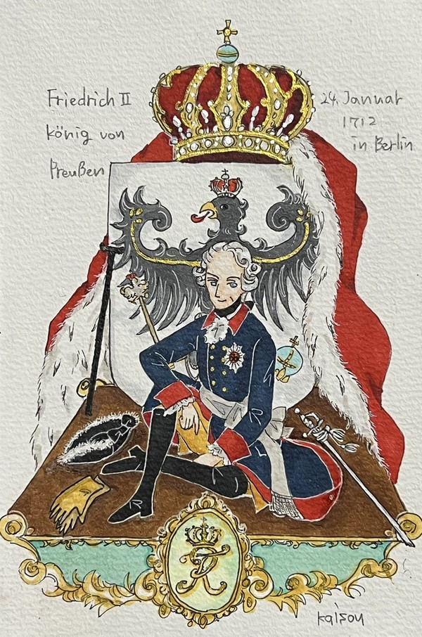 フリードリヒ大王お誕生日絵
