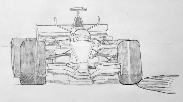 モナコのプールサイドを曲がるF1マシン