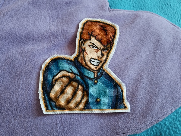 Kuwabara Cross Stitch Patch