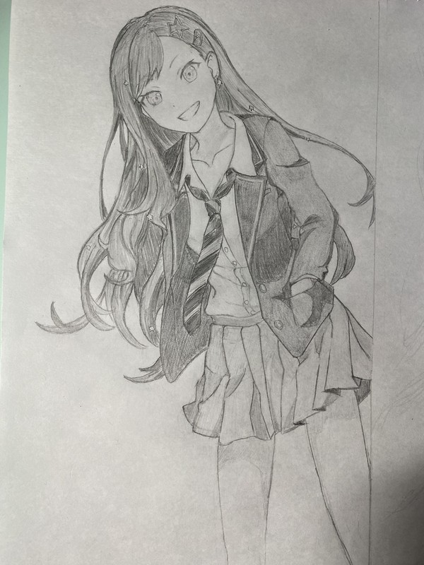 白石杏　模写練習