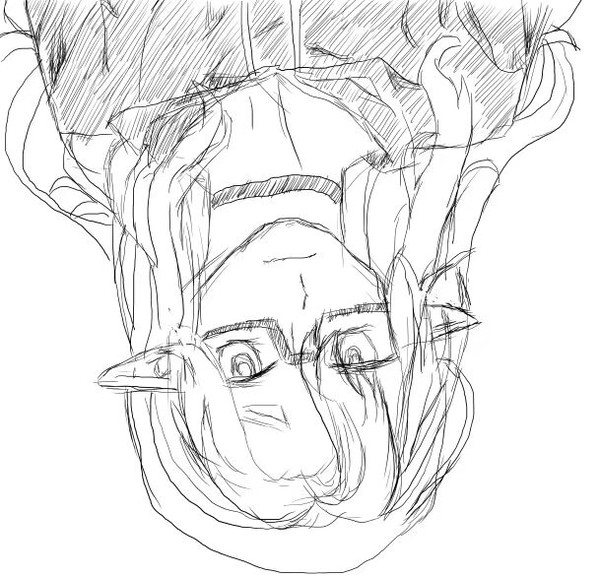 Practice drawing lines backwards