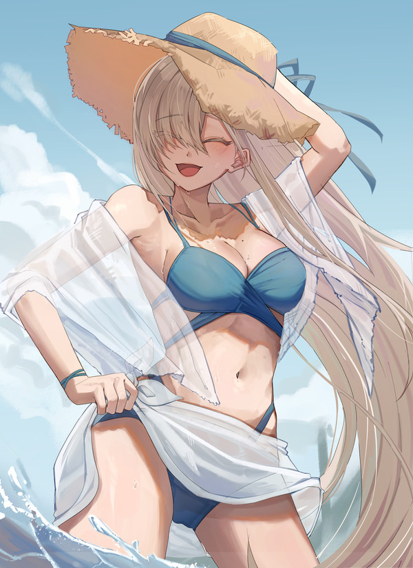 アスナの 笑顔は最高!!😃