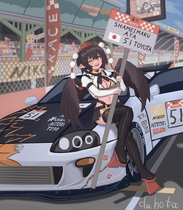 Race queen Aya