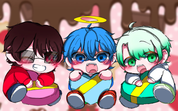 バレンタイン💙❤️💚