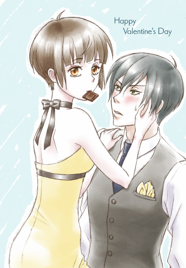 宜朱バレンタイン絵&ホワイトデー漫画