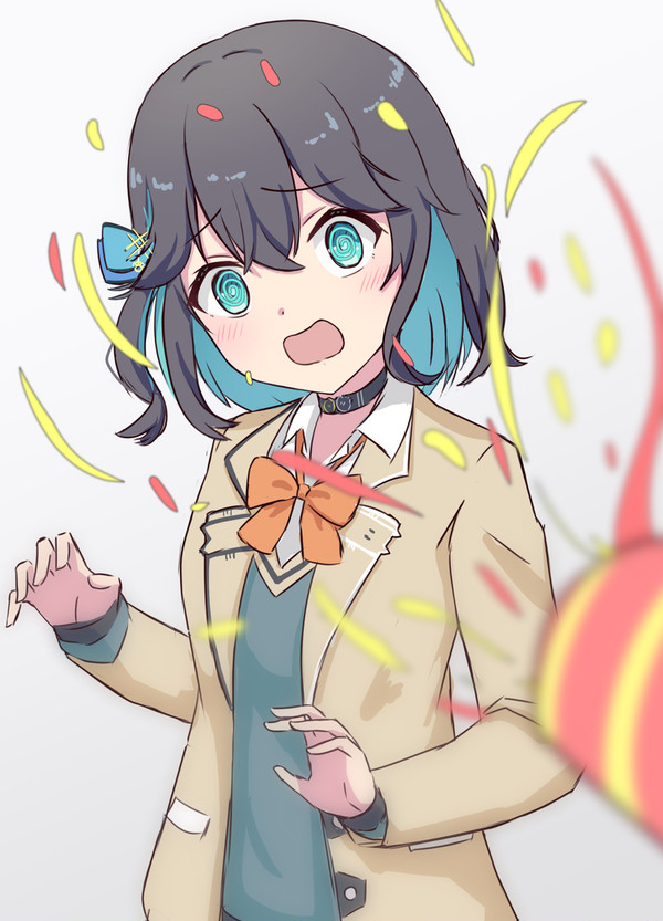 宮舞モカ🎉+デフォルメ立ち絵