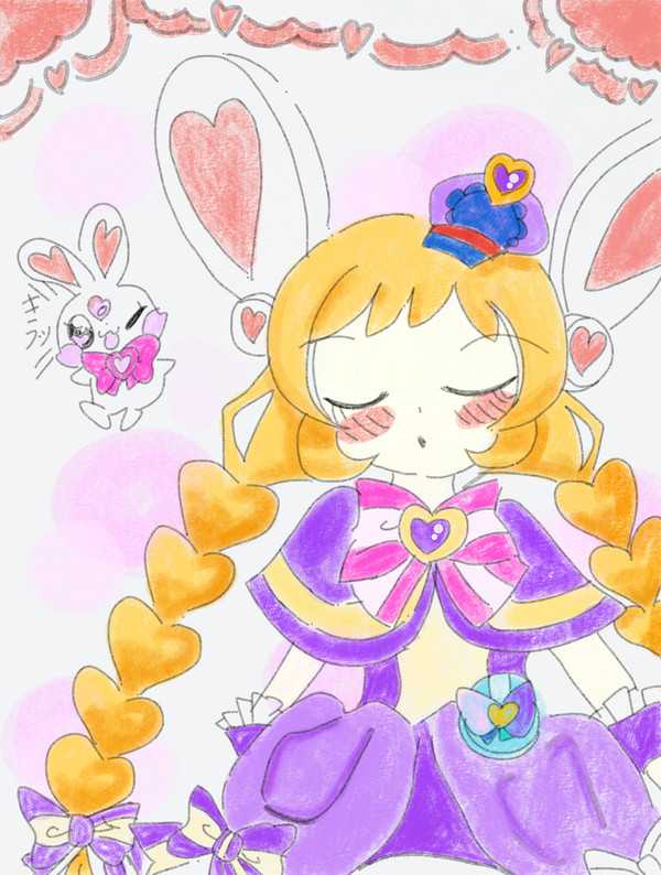 キュアフレンディとウサギさん（デジタルバージョン）
