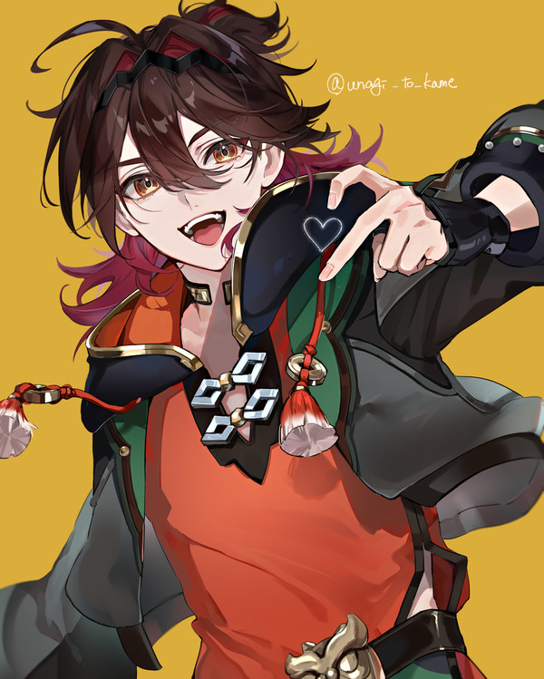 最近描いた原神(少年)キャラたち