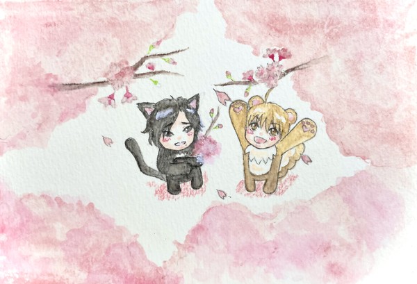桜のふたり