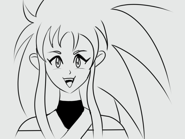 sketch practice - Ryoko