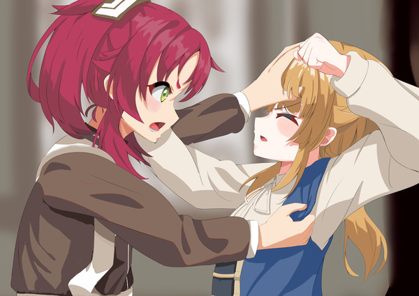 バチバチな二人