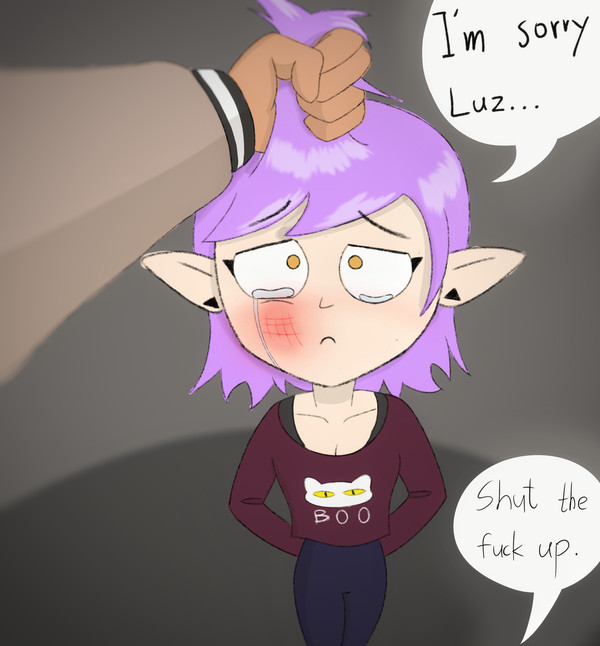 Luz was upset