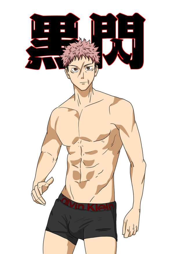 Yuji Itadori calvin klein doodle