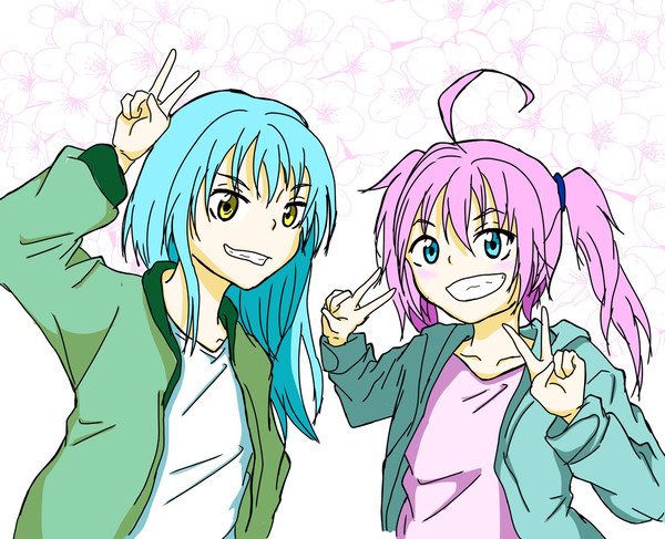 リムル&ミリム　春のツーショット