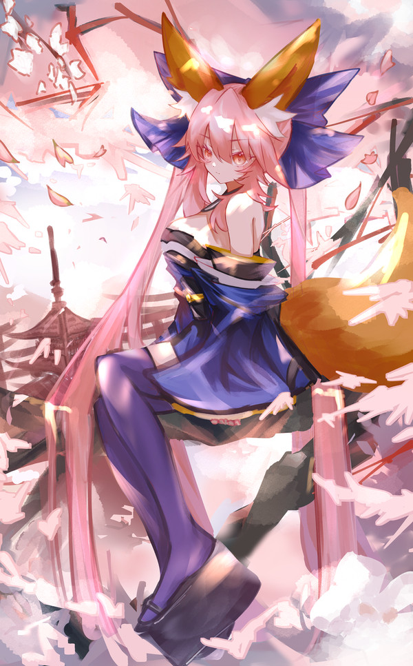 桜舞う