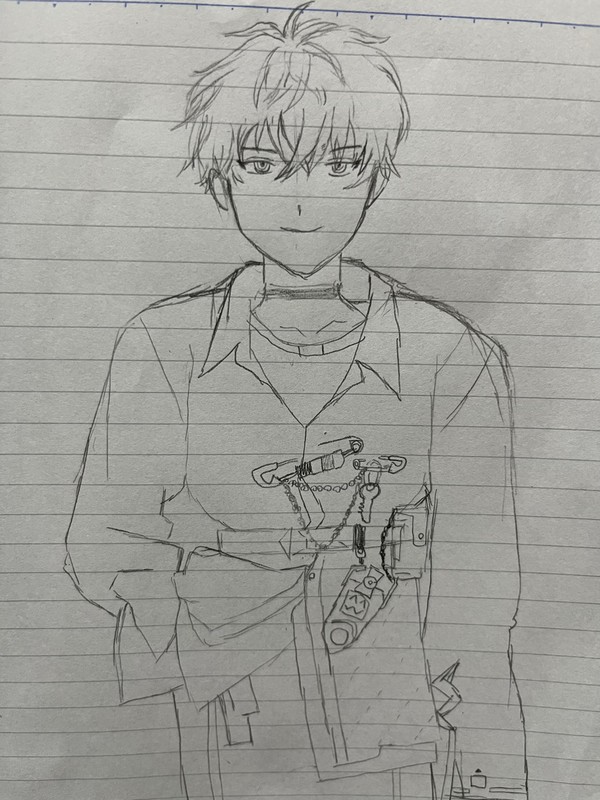 初描き佐伯イッテツくん