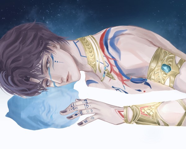 His tear
