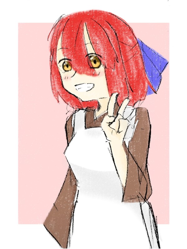 琥珀さーん！ピースして〜！！