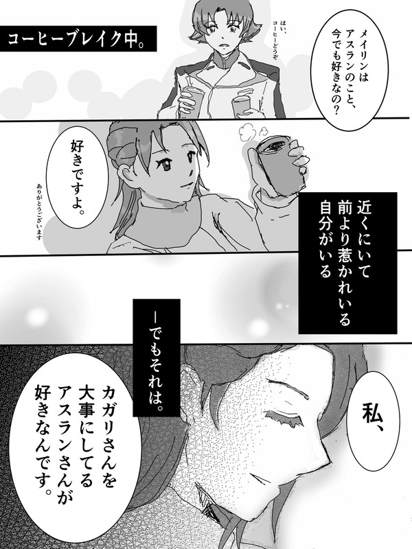 メイリンちゃんとアスカガ。