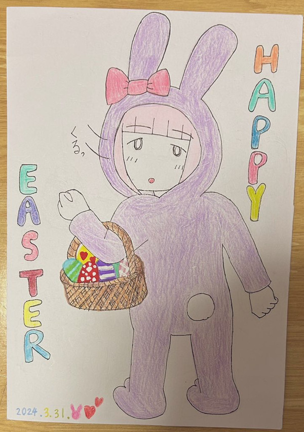 イースターミニキャラつぐみちゃん